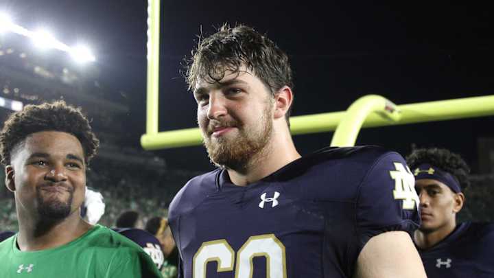 Notre Dame OT Cole Mabry To Retire From Football Notre Dame OT Cole Mabry To Retire From Football
