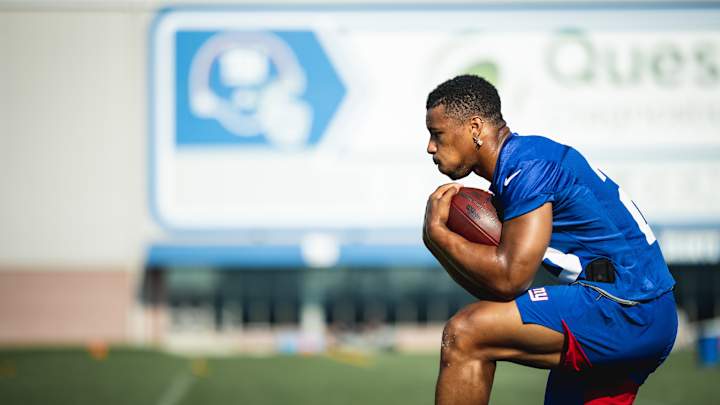 Saquon Barkley Shows Off Progress in Rehab in New Video Saquon Barkley Shows Off Progress in Rehab in New Video