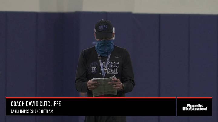 David Cutcliffe Impressed With Level of Competition in Duke Camp David Cutcliffe Impressed With Level of Competition in Duke Camp