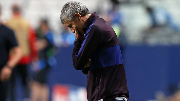 Barcelona Fires Manager Quique Setien After Champions League Humiliation