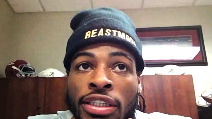 Running back Najee Harris has no regrets about returning to Alabama