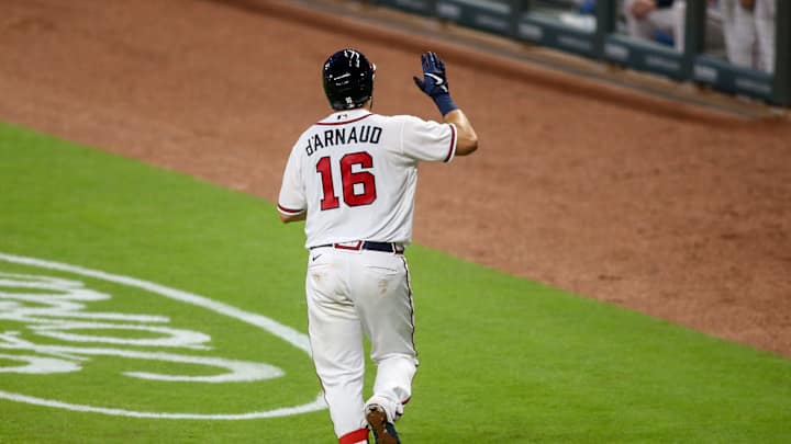 Travis d'Arnaud another solid game at the plate for the Braves in win over Orioles