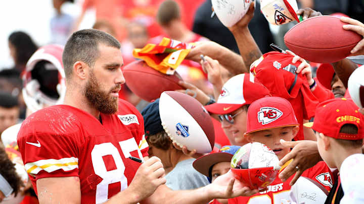 Travis Kelce Wins NFL's Charity Challenge With #WPMOYChallenge Fan Vote Travis Kelce Wins NFL's Charity Challenge With #WPMOYChallenge Fan Vote