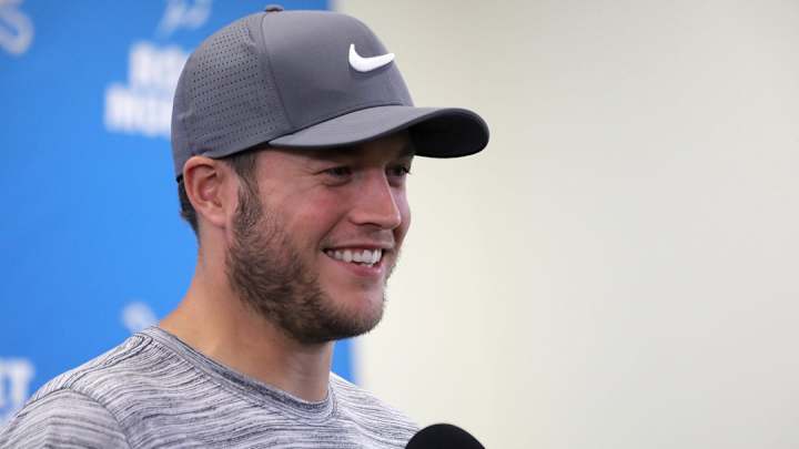 Matt Patricia on Matthew Stafford: 'He's Been Awesome'