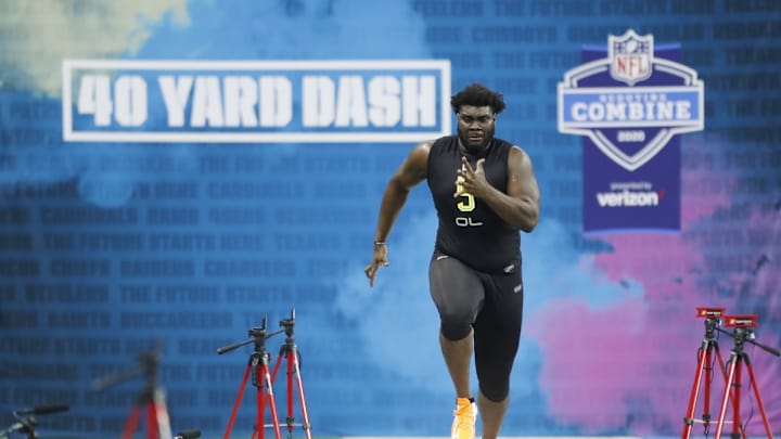 Mekhi Becton isn't just impressing the New York Jets physically but also with the mental side of the game