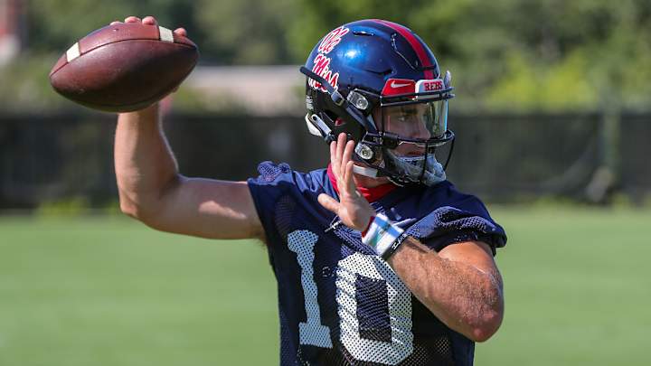 WATCH: John Rhys Plumlee Addresses Media In Opening Week of Camp