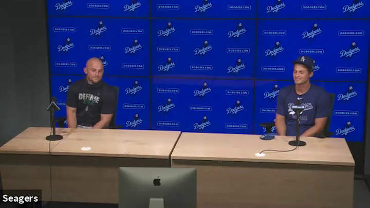 Mariners' Kyle Seager, Dodgers' Corey Seager Meet the Media