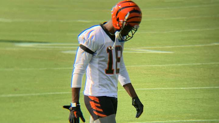 A.J. Green removed from practice for 'precautionary' reasons after tweaking his left leg A.J. Green removed from practice for 'precautionary' reasons after tweaking his left leg