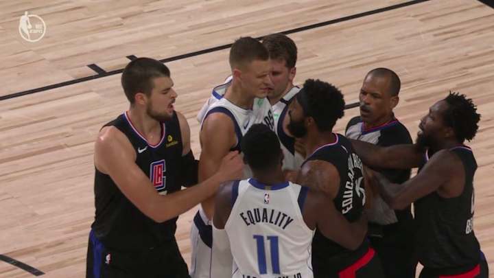 Porzingis Ejected, Mavs Dejected, Clippers Win Game 1