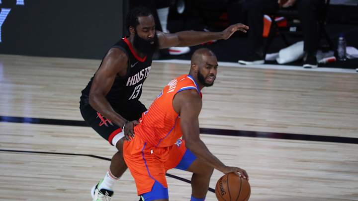 Rockets Defense Smothers Chris Paul, Thunder in Game 1 Blowout