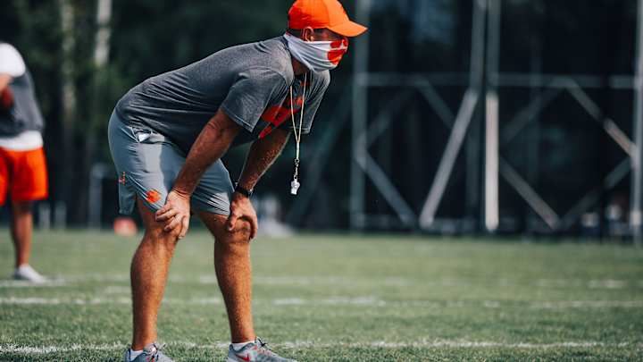 Swinney Cautiously Optimistic About Offensive Line Depth