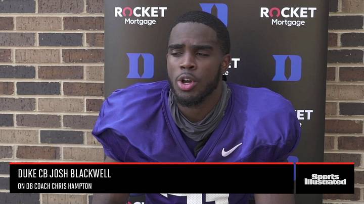 Duke CB Josh Blackwell: Keep Applying Pressure Duke CB Josh Blackwell: Keep Applying Pressure