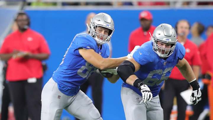 Lions' Starting Offensive Line Beginning to Take Shape