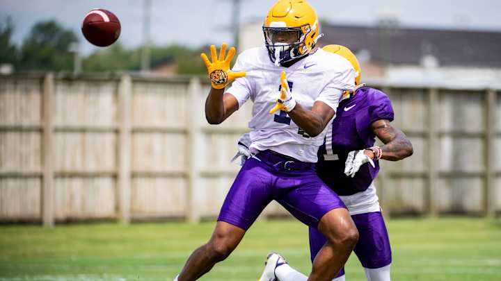Video: LSU Football Wraps Up First Week of Fall Practice