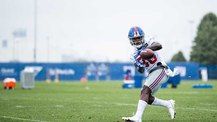 New York Giants Darnay Holmes' Strong Summer Showing Impresses PFF