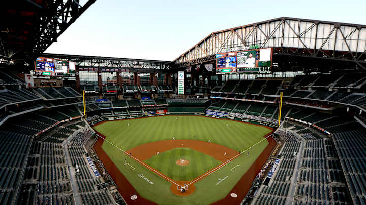 As Athletics Check Out Rangers' New Home, the Coliseum Just Gets Older As Athletics Check Out Rangers' New Home, the Coliseum Just Gets Older