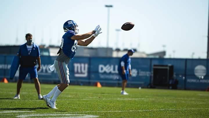 Receivers David Sills V and Alex Bachman Turning Heads in Camp