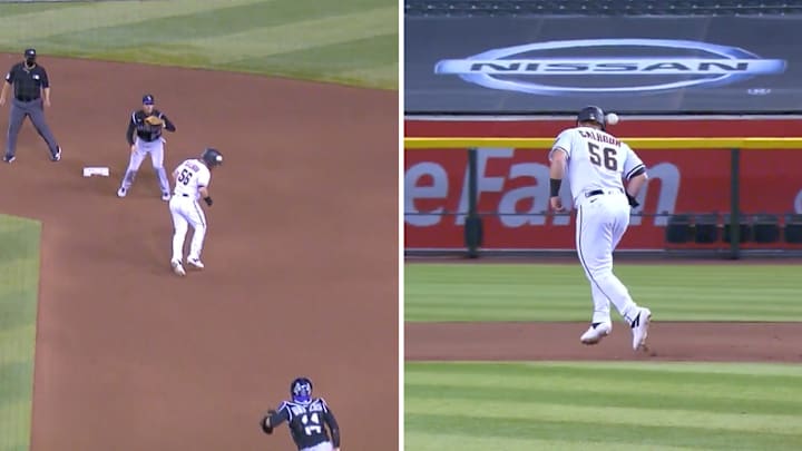 D-Backs Manager Ejected After Kole Calhoun Called Out for Headbutting Ball