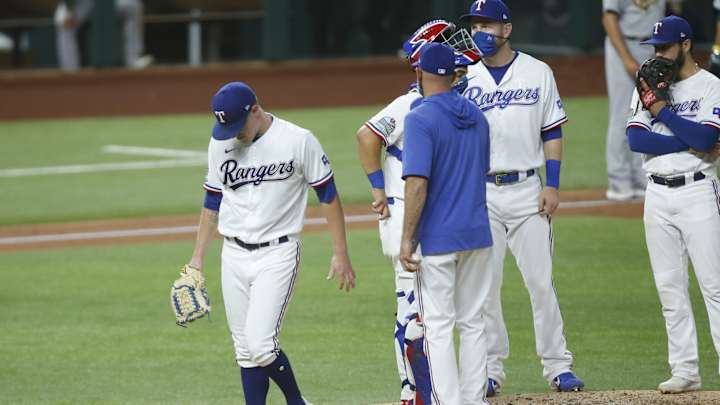 Allard, Rangers Fall to A's as Larger Questions Threaten Thursday's Matchup Allard, Rangers Fall to A's as Larger Questions Threaten Thursday's Matchup