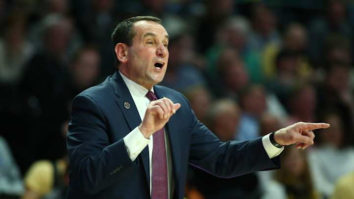 Duke Coach Mike Krzyzewski Speaks at Campus Demonstration