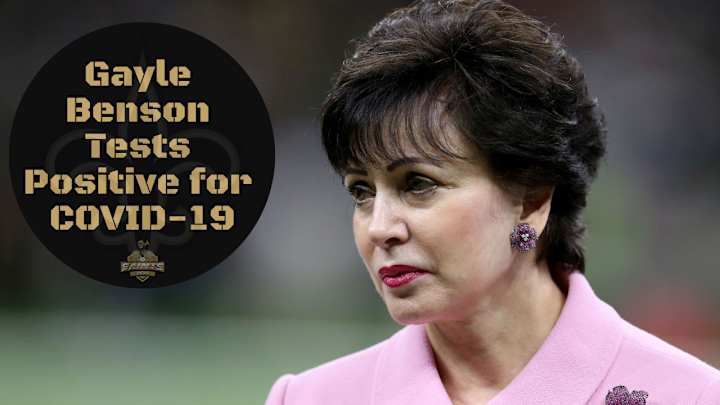 Gayle Benson tests positive for coronavirus, Saints owner