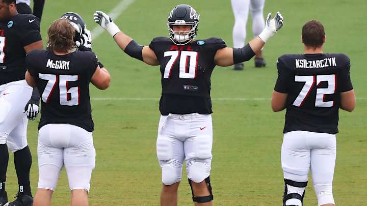 OPINION: The Falcons' Offensive Line Needs To Be More Efficient In 2020, Not Better OPINION: The Falcons' Offensive Line Needs To Be More Efficient In 2020, Not Better