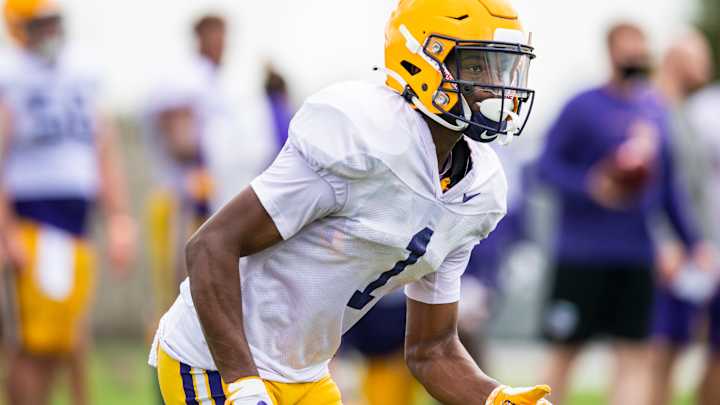 Video: LSU Football Goes Through First Fall Practice Without Receiver Ja'Marr Chase