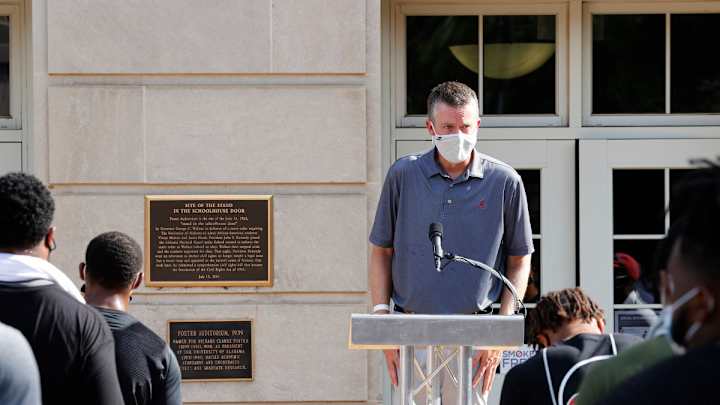 Alabama AD Greg Byrne Recalls Fight with COVID-19 on Paul Finebaum Show: "I'm Doing Better" Alabama AD Greg Byrne Recalls Fight with COVID-19 on Paul Finebaum Show: "I'm Doing Better"