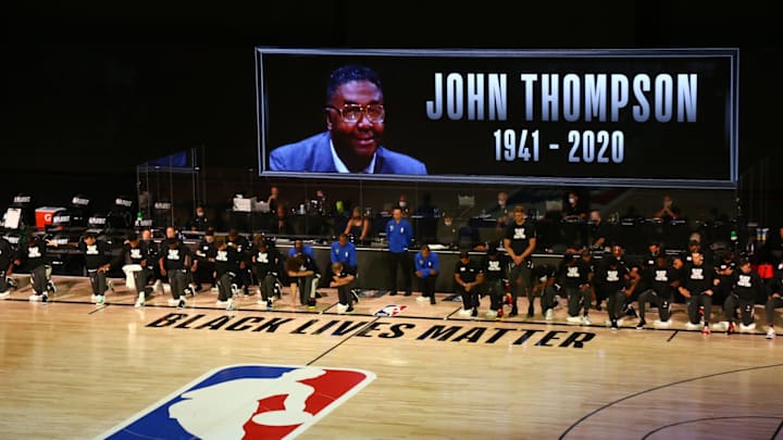 Legendary College Basketball Coach John Thompson left a legacy as an icon to the African-American community Legendary College Basketball Coach John Thompson left a legacy as an icon to the African-American community