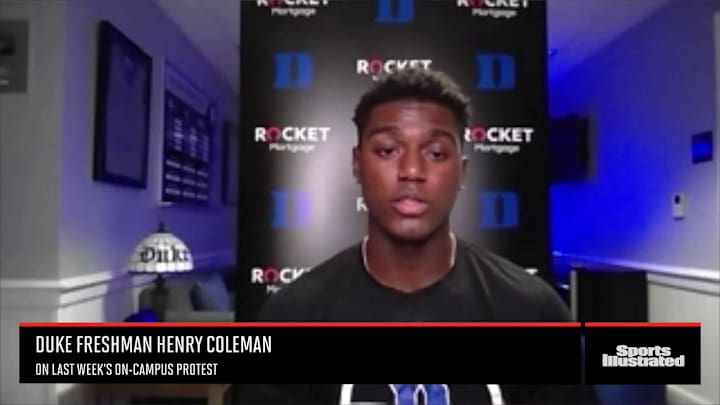 Henry Coleman on Duke's On-Campus Protest Rally
