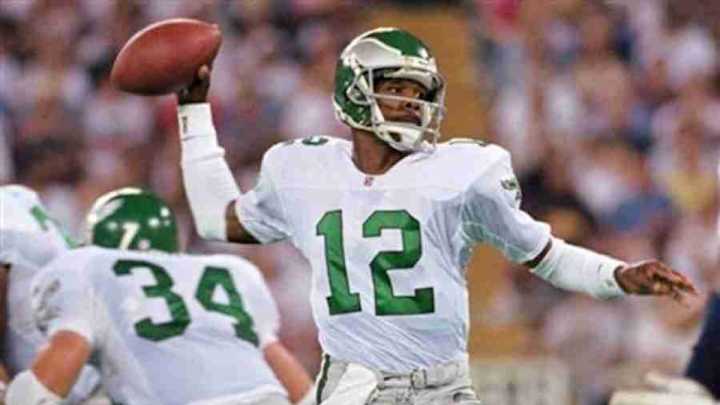Randall Cunningham Scrambles his way to the Top Spot at No. 12