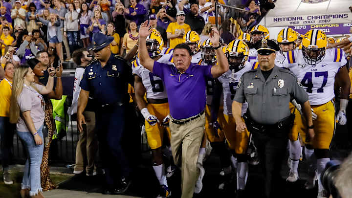 LSU Coach Ed Orgeron Says "One or Two" More Players are Considering Opting Out of 2020 Season