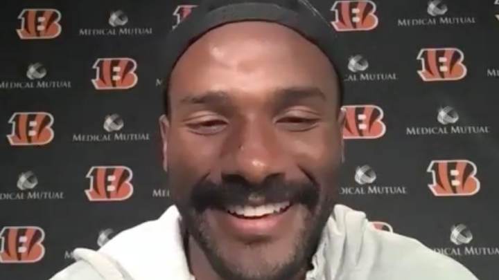 Watch: Giovani Bernard talks Burrow, Mixon and his mustache