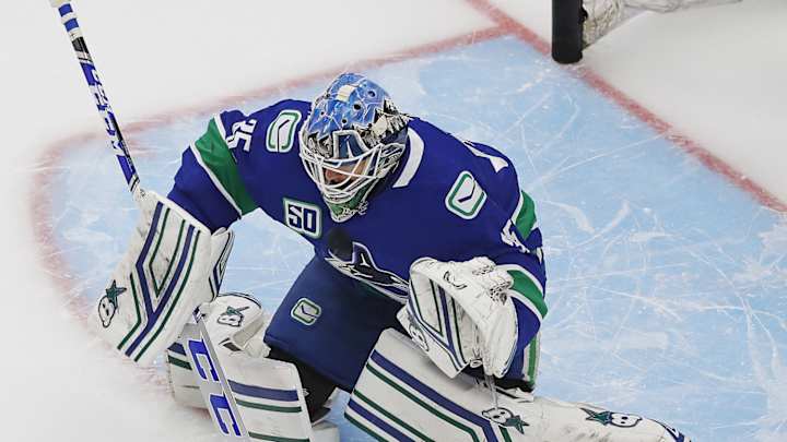 Thatcher Demko Breaks NHL Record With 48 Saves in 4-0 Canucks Win Thatcher Demko Breaks NHL Record With 48 Saves in 4-0 Canucks Win