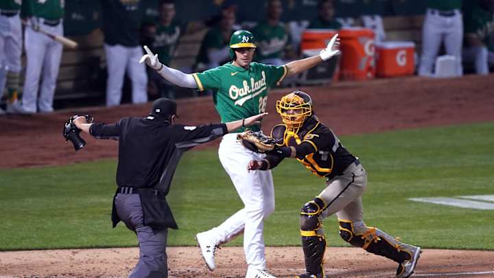 Finally Back on the Field, Athletics Find Replay Calls are the Same as Ever