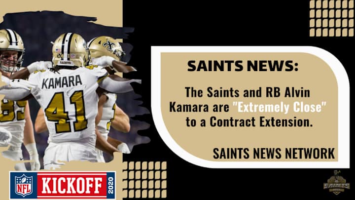 Saints and Kamara are "Extremely Close" to a Contract Extension Saints and Kamara are "Extremely Close" to a Contract Extension