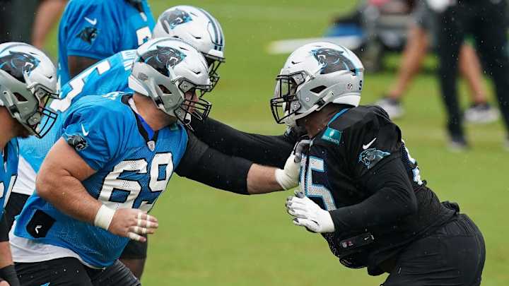 Carolina Panthers Start Four Rookies vs. Las Vegas Raiders