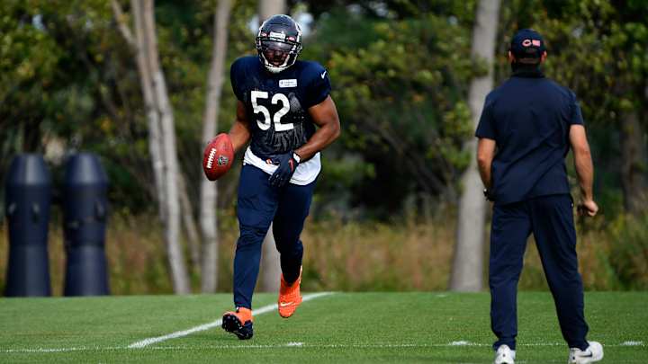 Khalil Mack Listed on First Bears Injury Report with Knee Issue