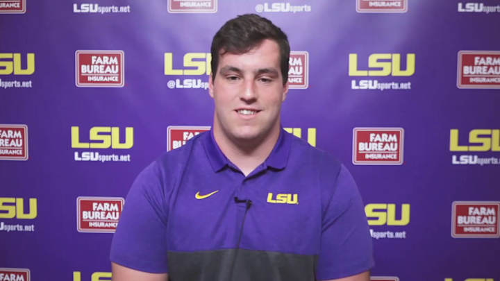 Center Liam Shanahan Talks "No Brainer" Decision to Transfer to LSU Football for 2020 Season