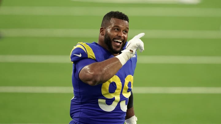 Rams DL Aaron Donald on average run defender label: “I’ll use it as motivation.” Rams DL Aaron Donald on average run defender label: “I’ll use it as motivation.”