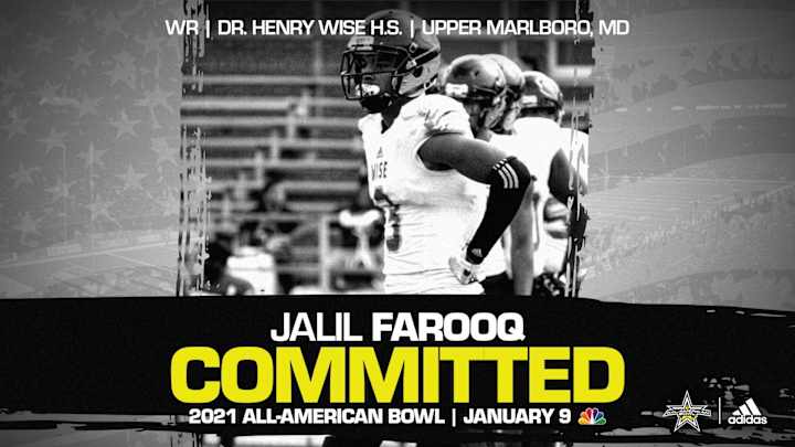 OU WR Target Jalil Farooq Commits ... to All-American Bowl