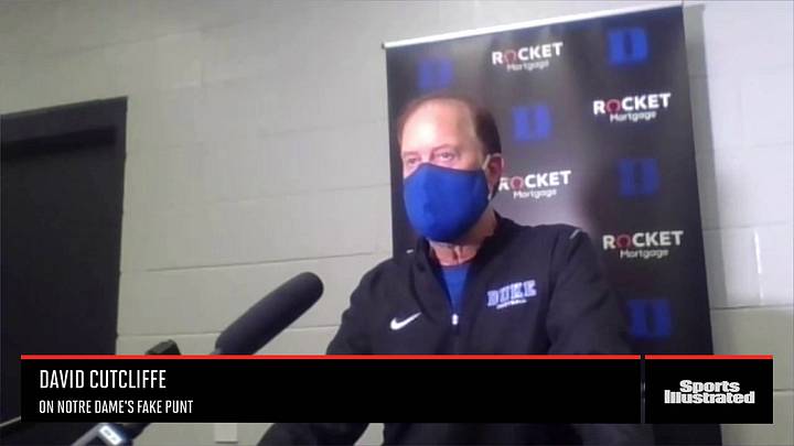 Duke's David Cutcliffe Explains Why Notre Dame's Fake Punt Worked Duke's David Cutcliffe Explains Why Notre Dame's Fake Punt Worked