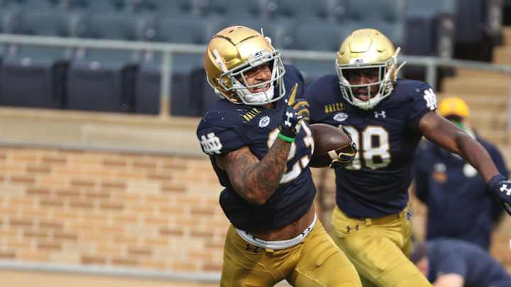 Notre Dame's Kyren Williams Named ACC Running Back of the Week