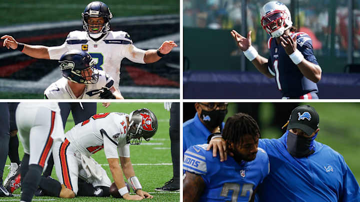 Week 1 Takeaways: Brady Struggles While Cam Runs Wild, Russ Cooks, Lions Drop One