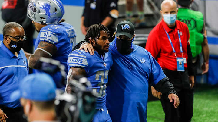 D'Andre Swift 'Pretty Upset' About Dropped Pass at the End of Detriot Lions Loss