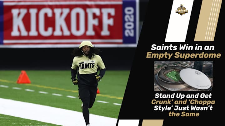 Saints: ‘Stand Up & Get Crunk’ and ‘Choppa Style’ wasn’t the same in an empty Superdome