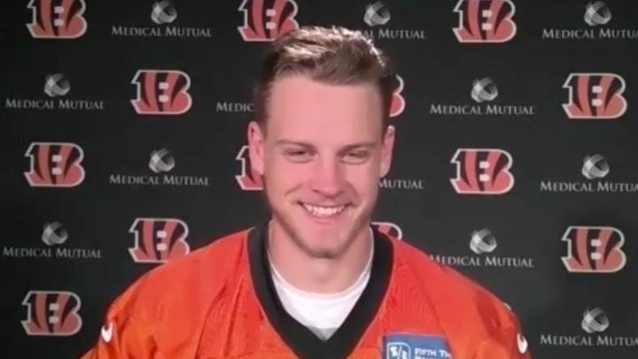 Watch: Joe Burrow discusses the Bengals matchup with the Browns, plus he gives his thoughts on Baker Mayfield, Odell Beckham Jr. and more