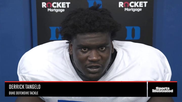 Duke's Derrick Tangelo Ready to Face Boston College's Offensive Line