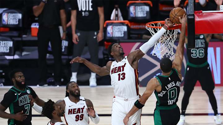 NBA Players React to Bam Adebayo's Game-Winning Overtime Block vs. Celtics NBA Players React to Bam Adebayo's Game-Winning Overtime Block vs. Celtics