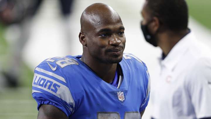 Adrian Peterson's Power, Vision on Full Display for Lions Adrian Peterson's Power, Vision on Full Display for Lions